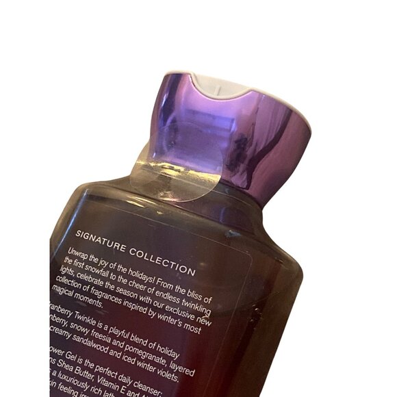 Bath & Body Works Holiday Traditions Cranberry Twinkle Shower Gel 10 Fl Oz - Picture 5 of 6